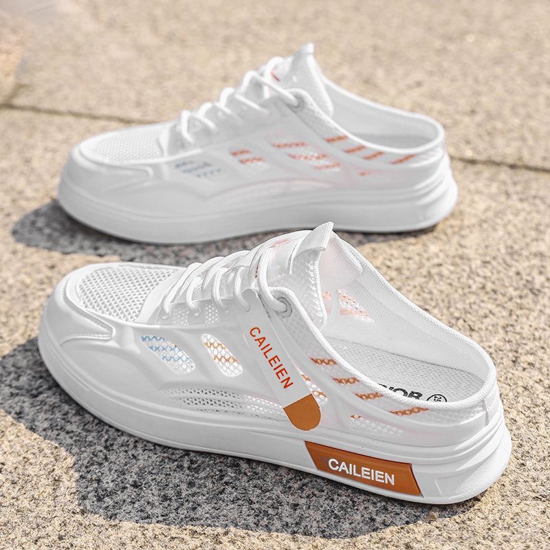 Men'S Shoes Half Cut - Mode Mannen Zomer Zachte Zool Half