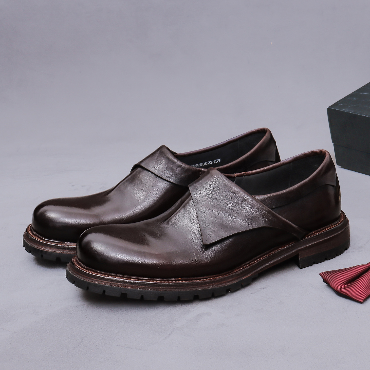 Monk Strap Shoe - Luxe Herenschoenen van Echt Leder, Monk