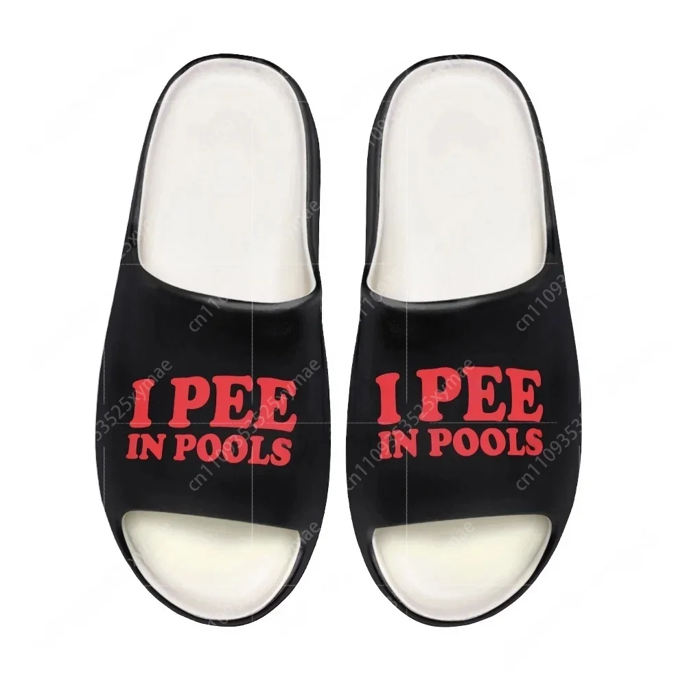 Men Shoes Office - Ik plas in zwembaden Slippers met