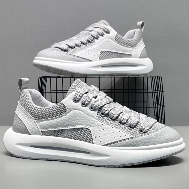 Men Shoes Office - Veelzijdige minimalistische herenlinnen instappers van stof,
