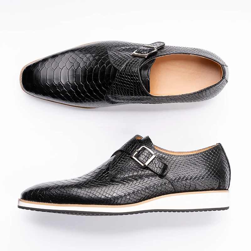Monk Strap Shoe - Hoge kwaliteit heren casual schoenen handgemaakte