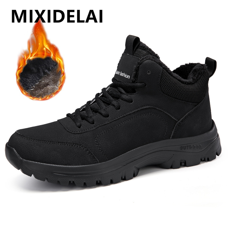 Men Shoes Office - Winter herenlaarzen Warme pluche heren snowboots