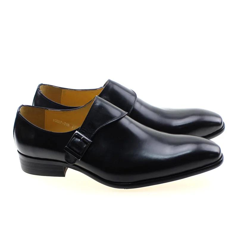 Monk Strap Shoe - Heren lederen monniksbandjurkschoenen 2025, lente herfst,