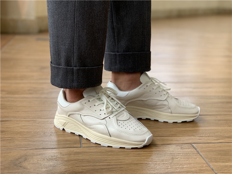 Men'S Shoes Top Brands - Casual witte herenschoenen met ronde neus