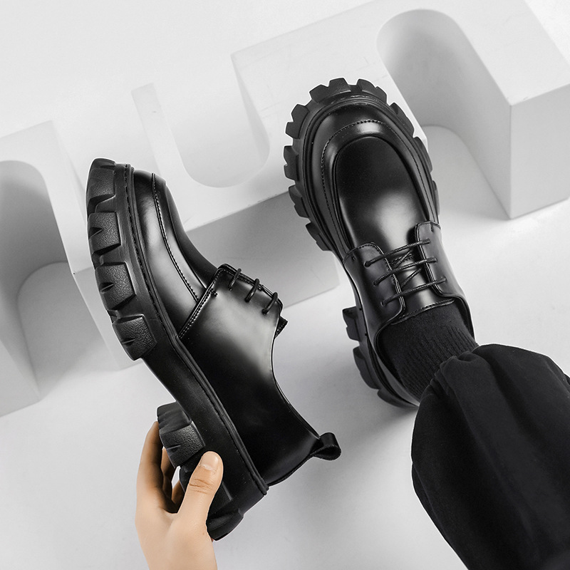 Men Shoes Prada - Mannelijke Leren Schoenen Mannen 2023 Nieuwe
