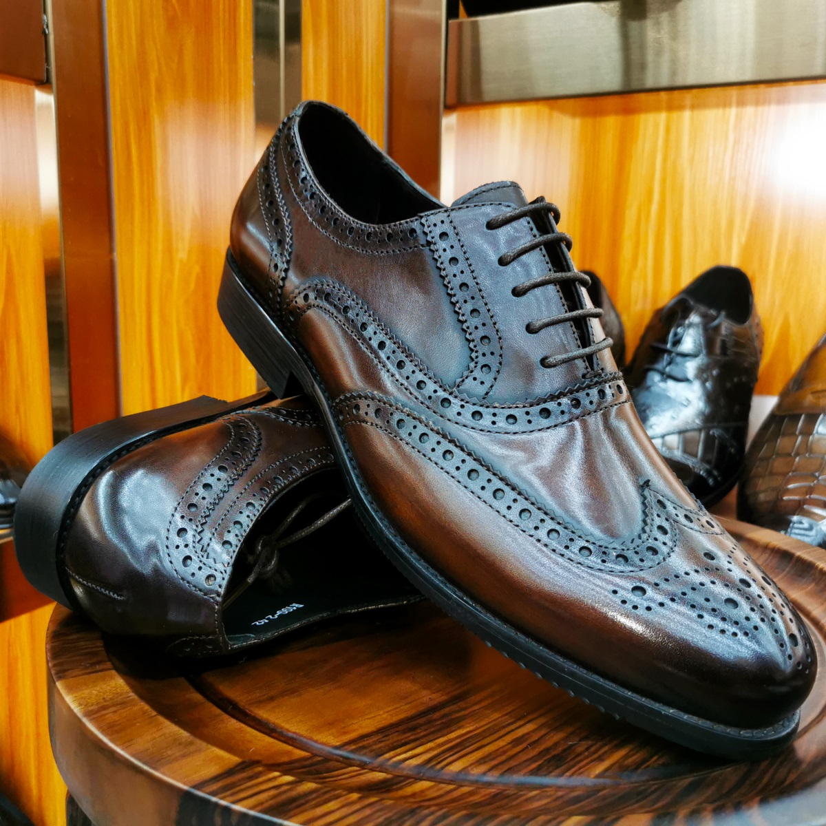 Monk Strap Shoe - Luxe herenkleding schoenen echt leer brogue