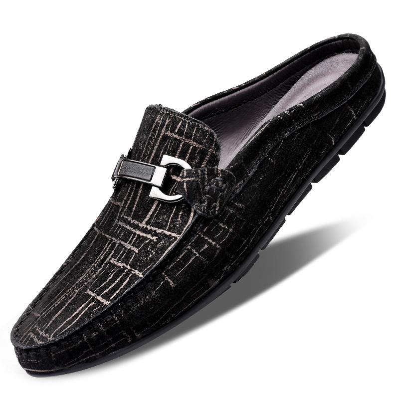 Men'S Shoes Half Cut - Casual halve pantoffels voor heren, M