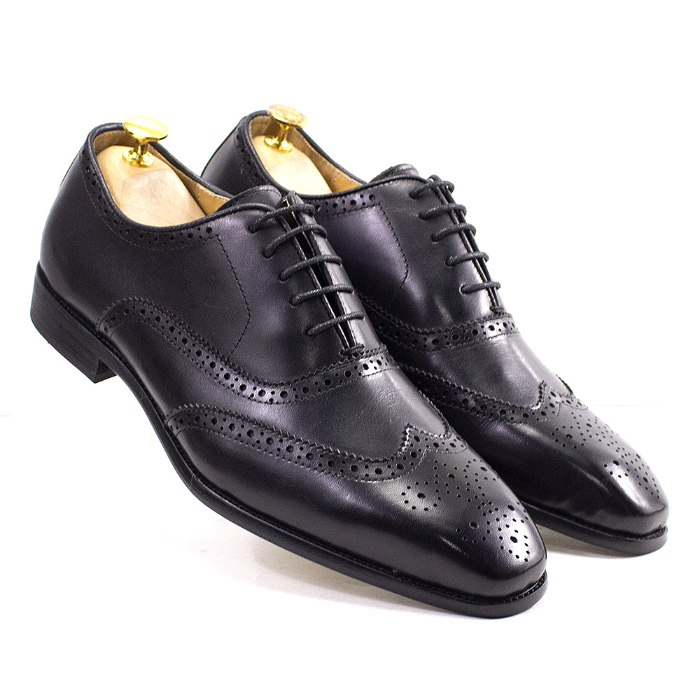 Monk Strap Shoe - Maat 7-12 Handgemaakte Heren Wingtip Oxford