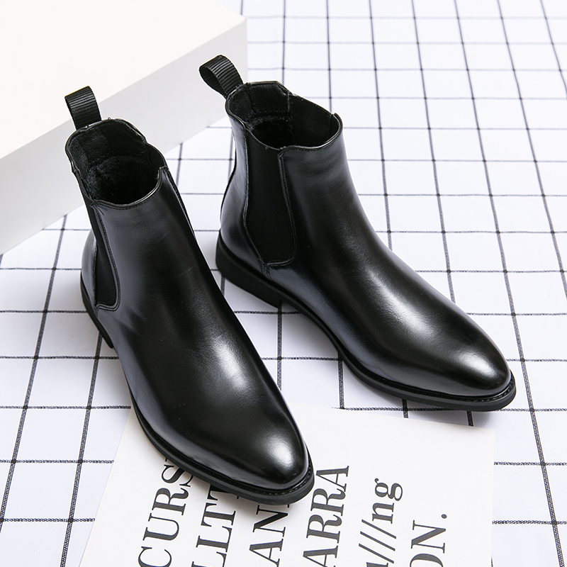 Men'S Shoes Top Brands - Designermerk Heren Hoge Enkellaarzen Winter Pluche