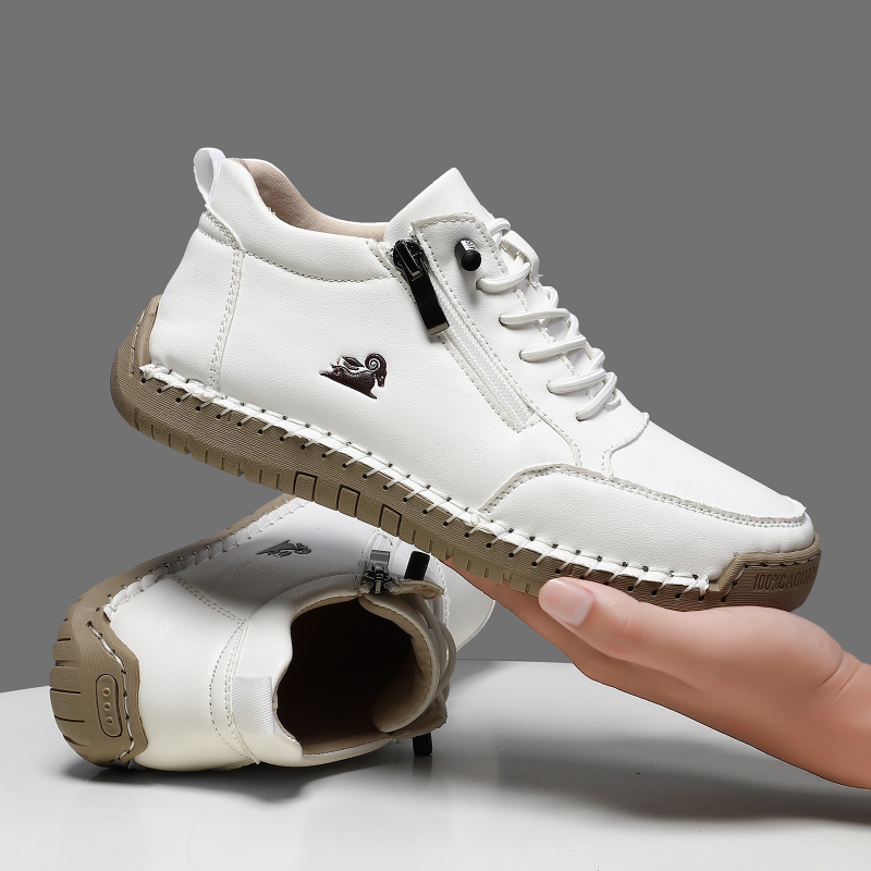 Men'S Shoes Top Brands - Damessneakers Handgemaakte lederen vrijetijdsschoenen Outdoor zachte