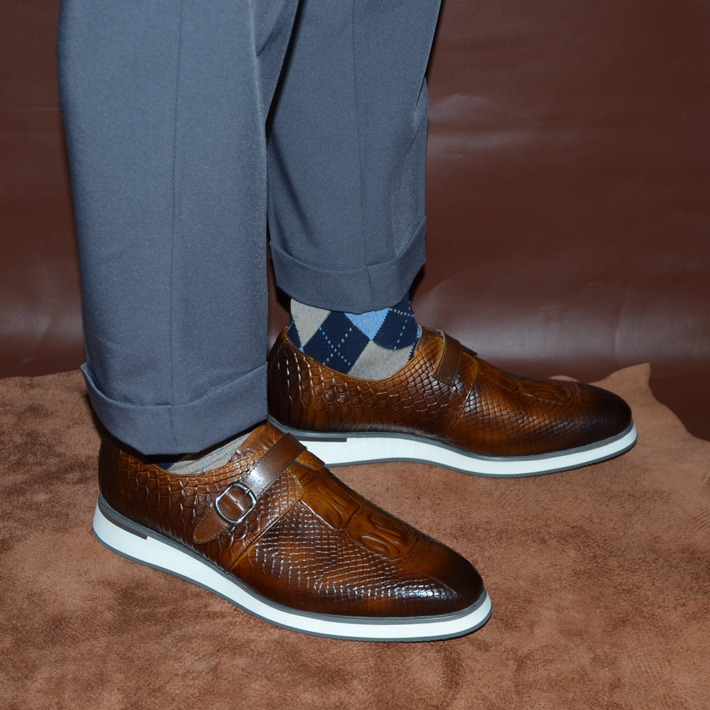 Koeienleer Heren Casual Busine - Monk Strap Shoe recensie en prijs