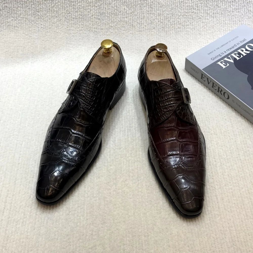 FELIX CHU Heren Echt Leer Inst - Monk Strap Shoe recensie en prijs