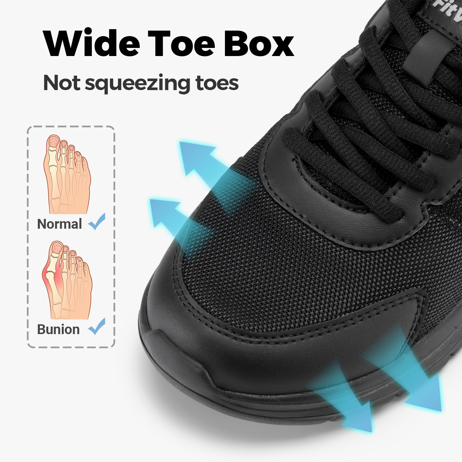 FitVille Herenwandelschoenen B - Men'S Shoes For Plantar Fasciitis recensie en prijs