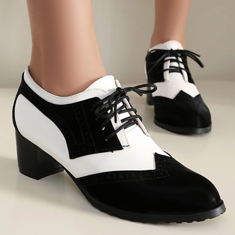 Zoete dames pumps met lage hak - Men Shoes Office recensie en prijs