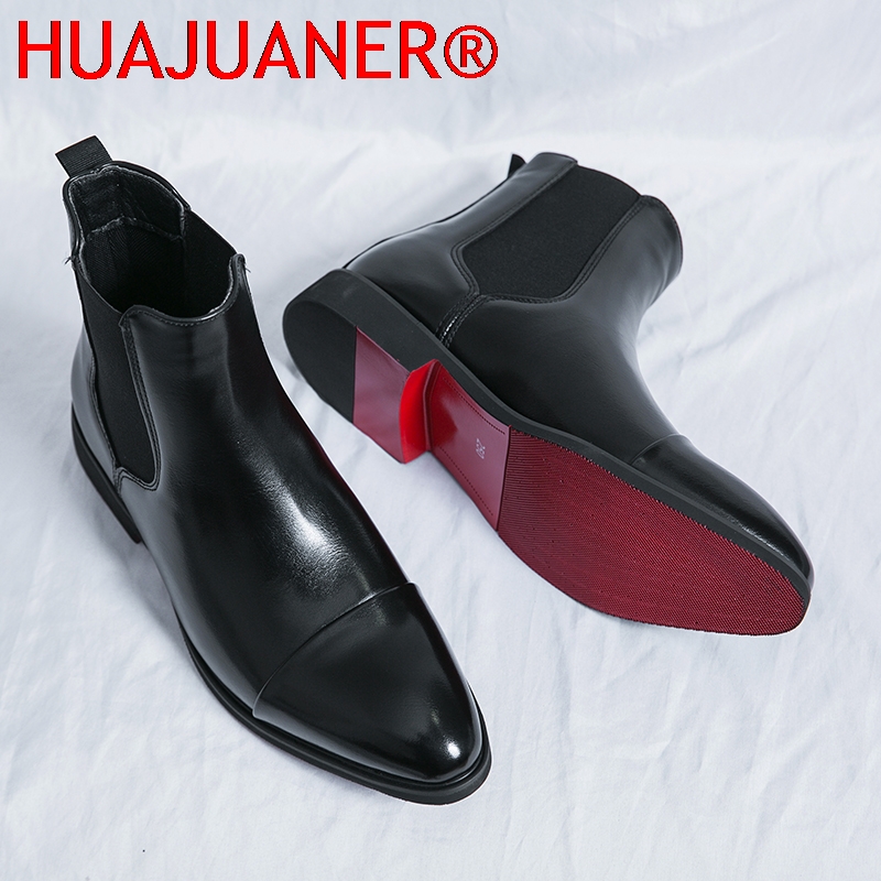 Zwarte Chelsea-laarzen voor he - Men'S Shoes Top Brands recensie en prijs