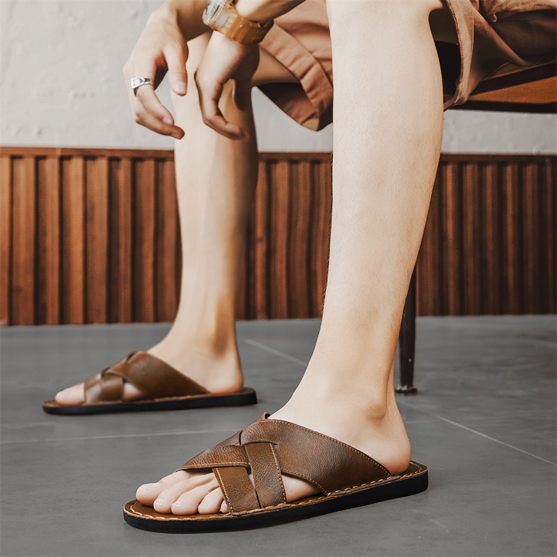Echt leer Heren Casual Sandale - Men'S Shoes Top Brands recensie en prijs