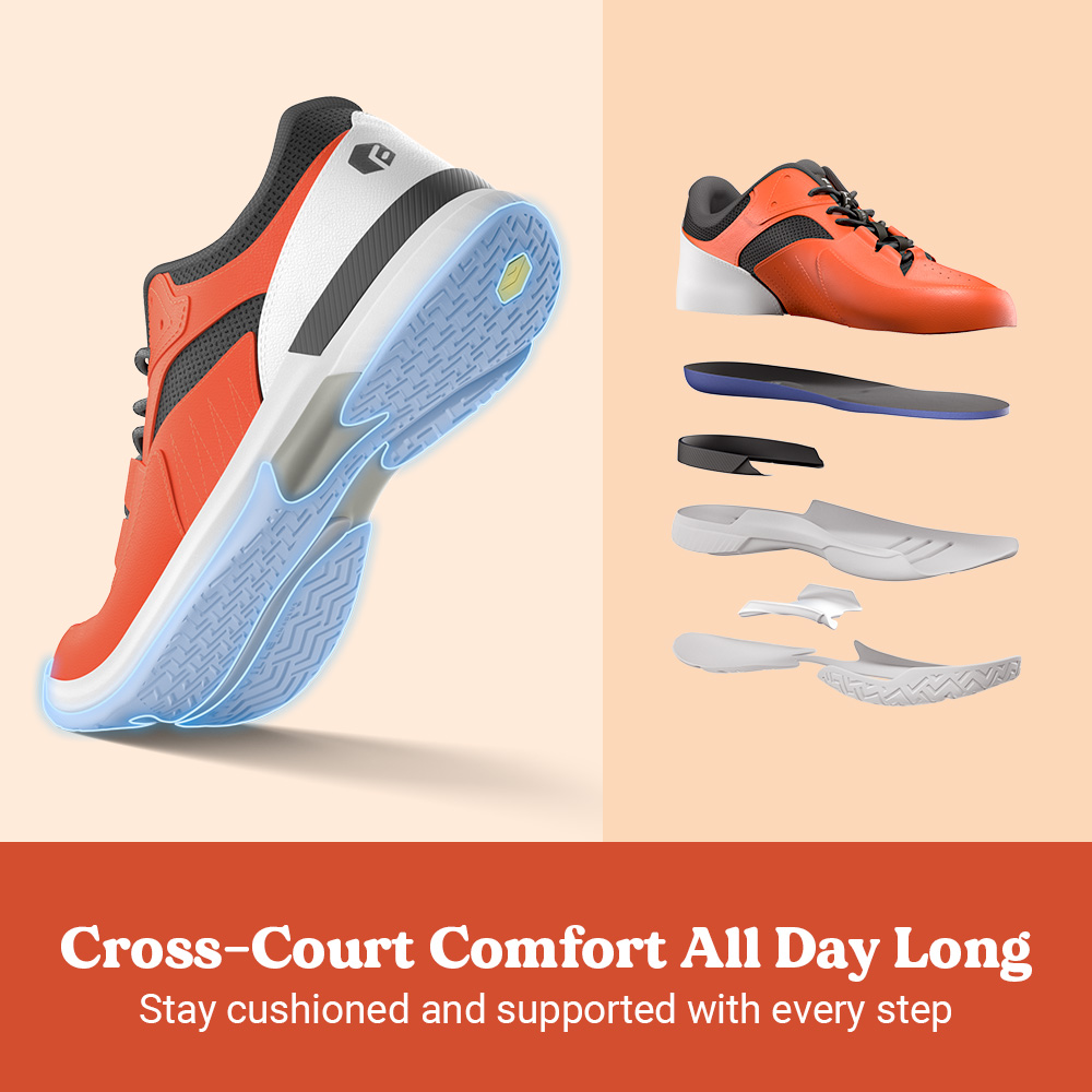 FitVille Heren Pickleball-scho - Men'S Shoes For Plantar Fasciitis recensie en prijs