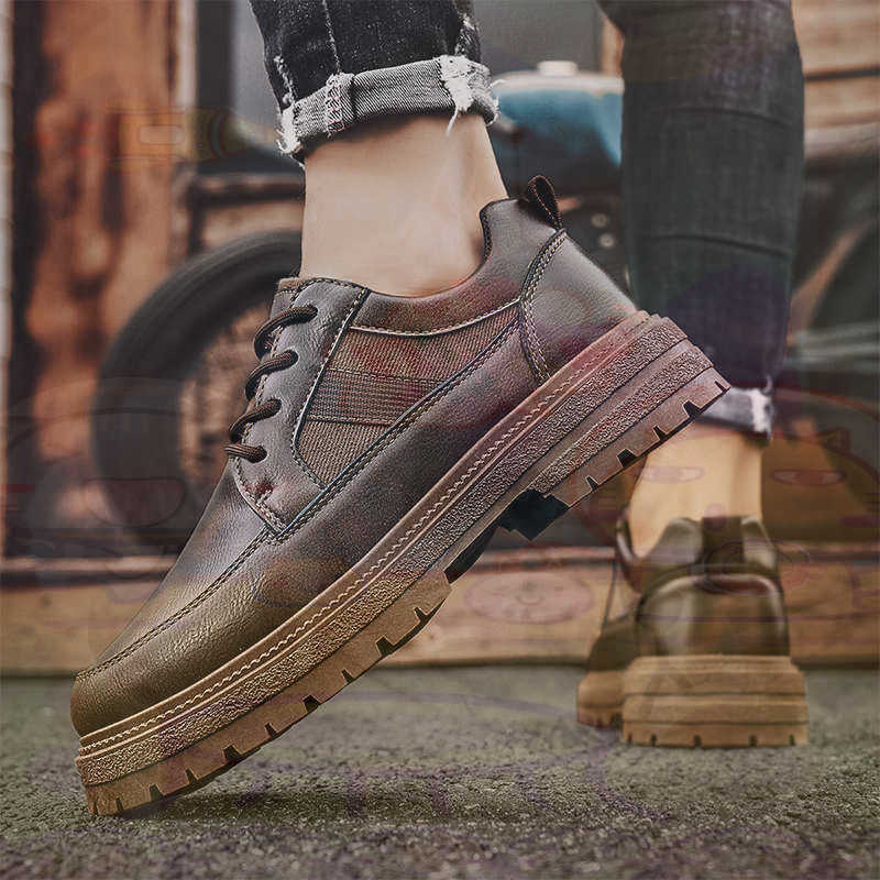 Donker natuurlijk leer Mode-sn - Men Shoes Most Expensive recensie en prijs