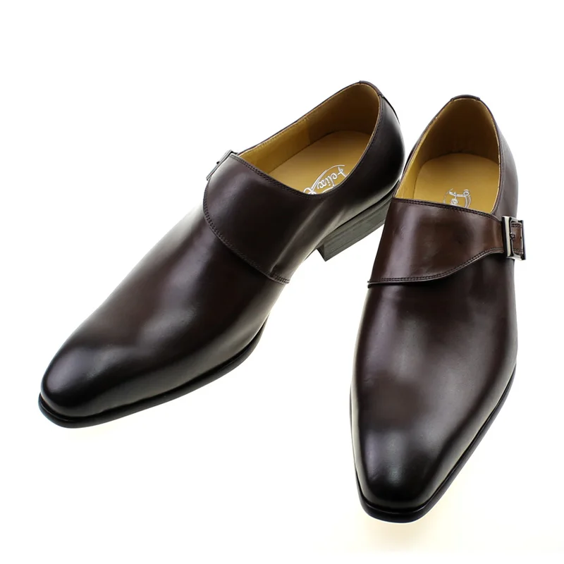 Heren lederen monniksbandjurks - Monk Strap Shoe recensie en prijs