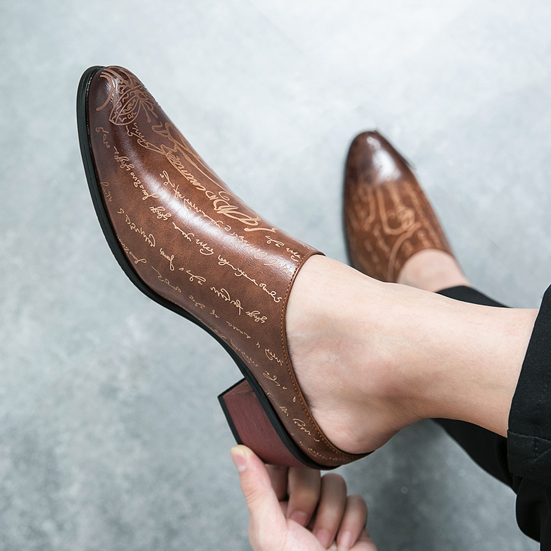 Heren bruine leren muiltjes pa - Men Shoes Office recensie en prijs