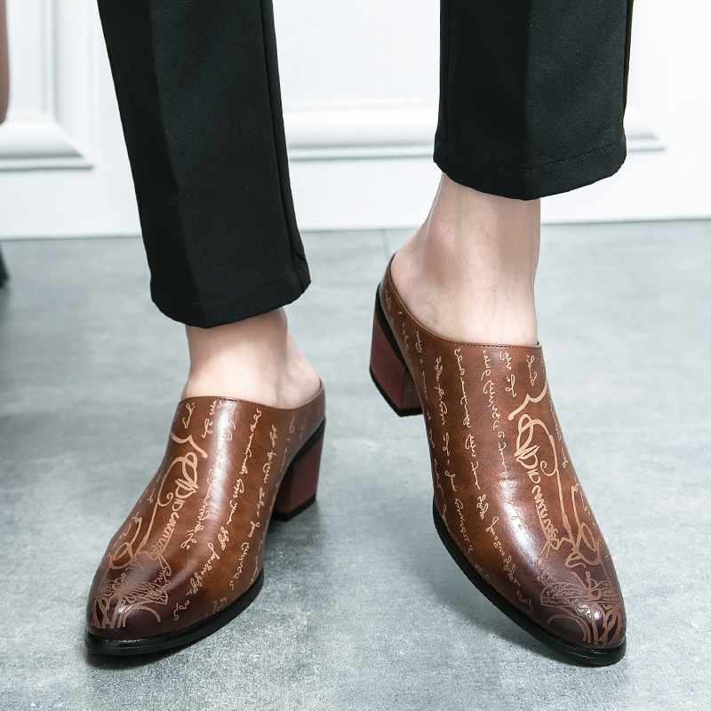 Heren bruine leren muiltjes pa - Men Shoes Office recensie en prijs