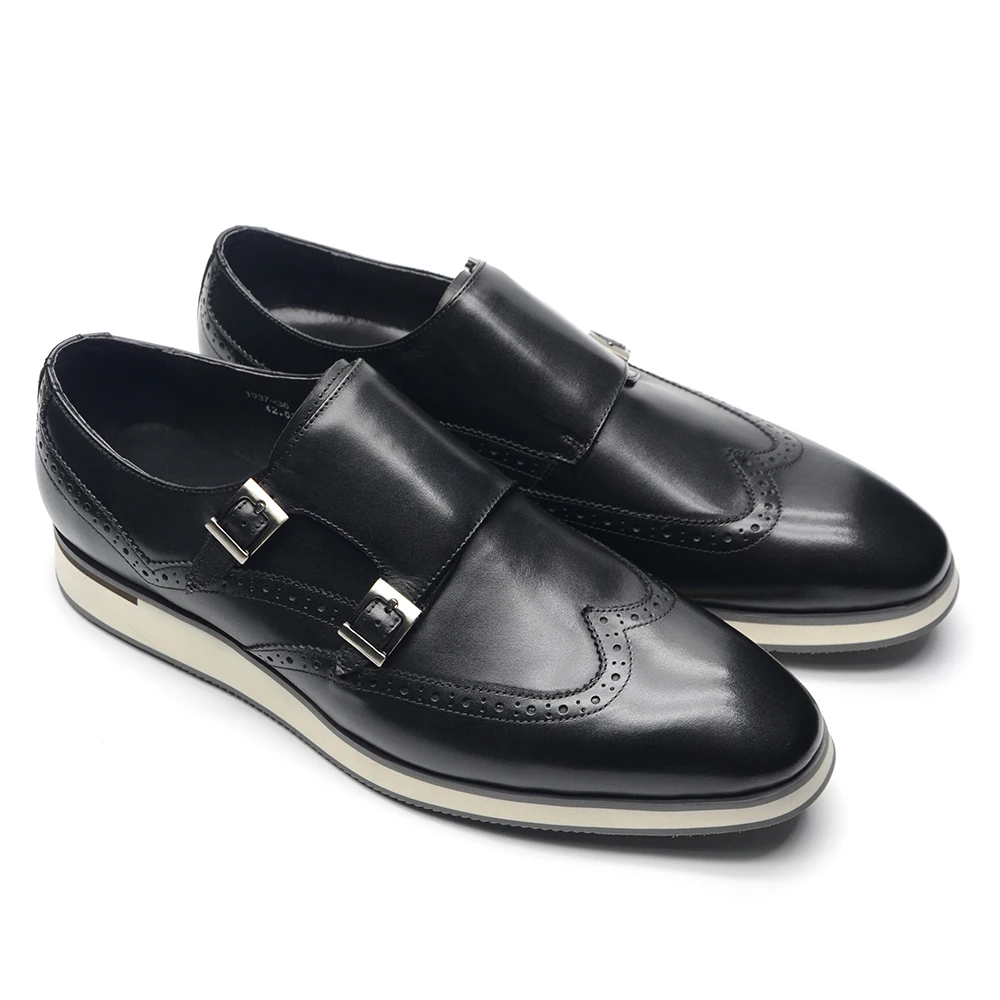 Europese luxe herensneakers Ec - Monk Strap Shoe recensie en prijs