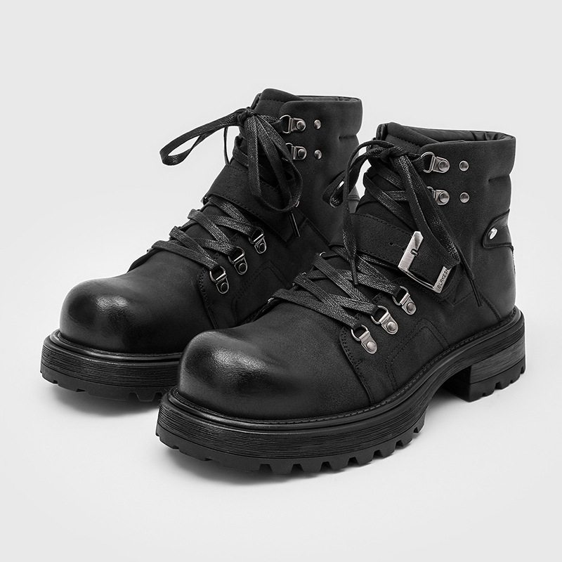 Merk Mannen Leren Laarzen Moto - Men'S Shoes Top Brands recensie en prijs