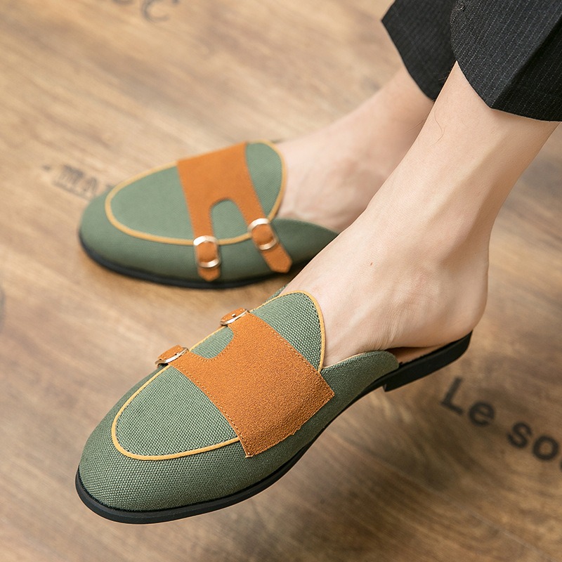 canvas muilezels halve schoene - Monk Strap Shoe recensie en prijs