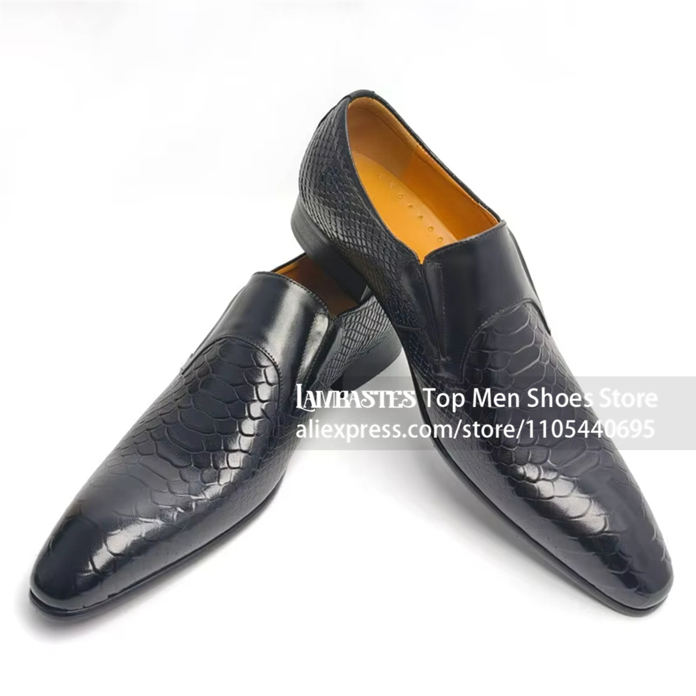 Zwarte slangprint lederen monk - Monk Strap Shoe recensie en prijs
