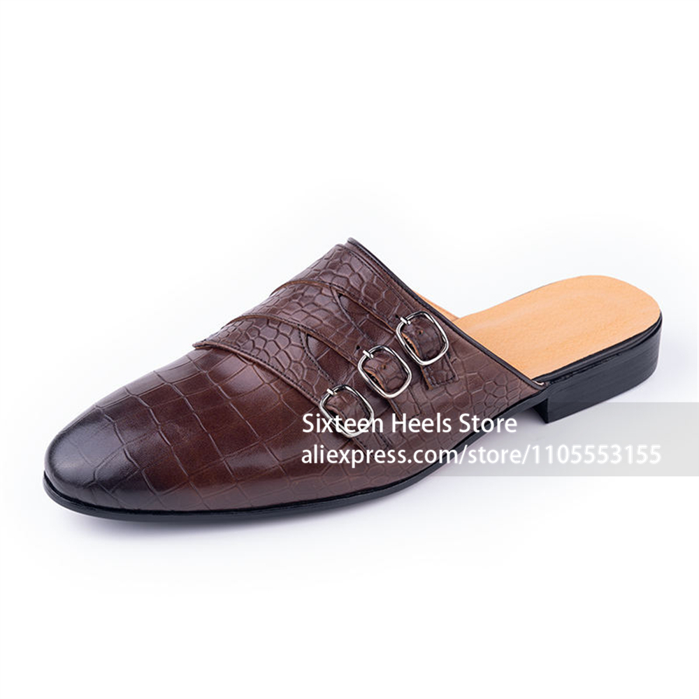 Monkstrap backless loafers met - Monk Strap Shoe recensie en prijs