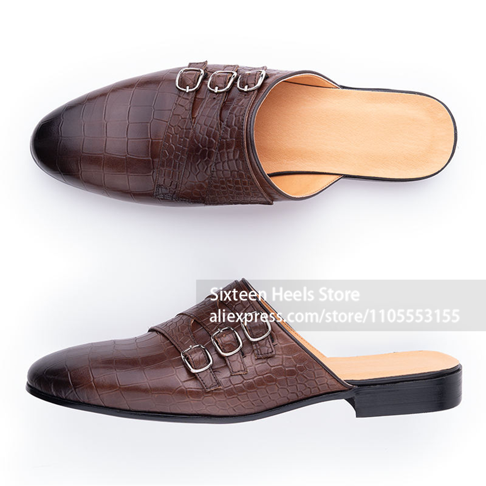 Monkstrap backless loafers met - Monk Strap Shoe recensie en prijs